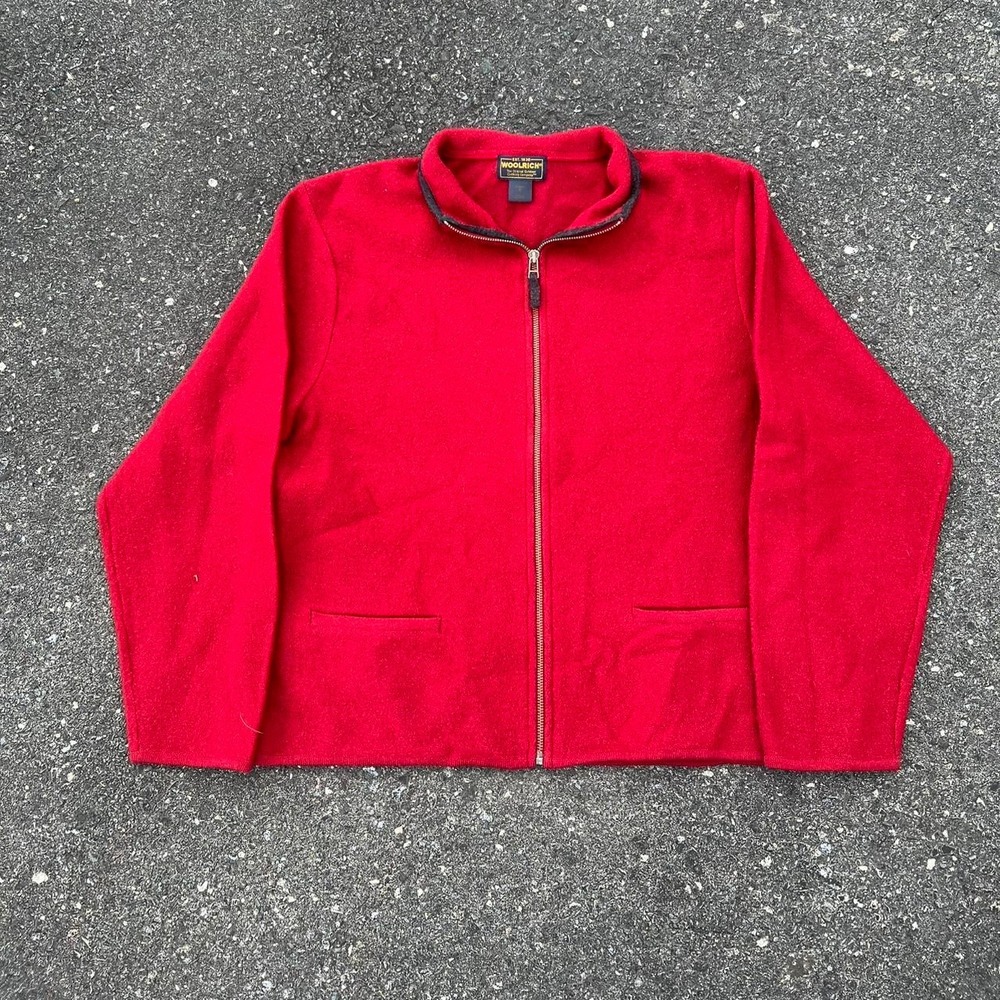 1990s Woman's Woolrich Zip Up Fleece size XL